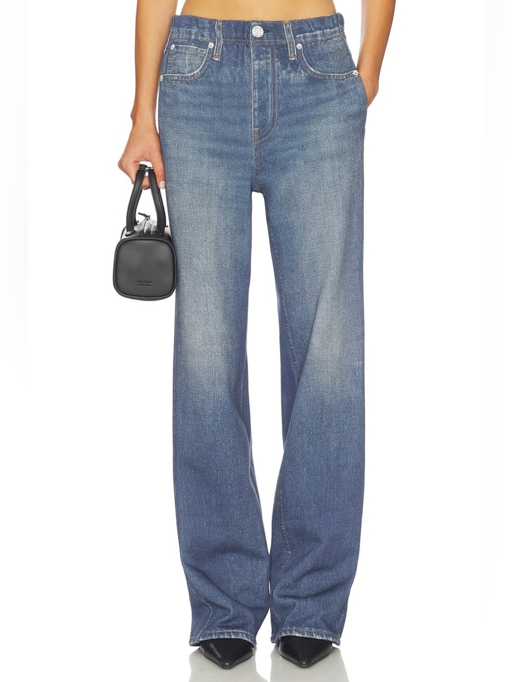 Rag and bone Miramar Fleece Wide Leg Jeans